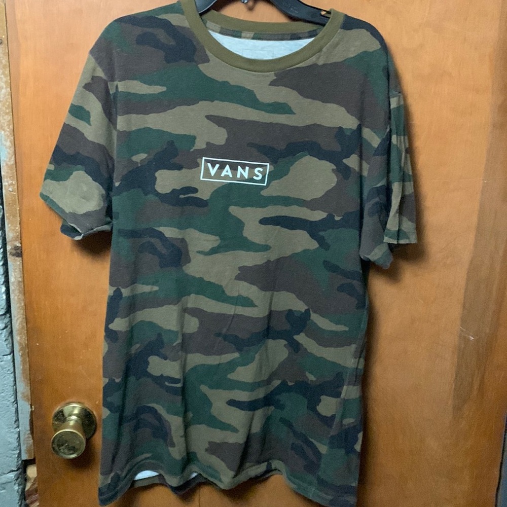 Camo Medium Vans T-shirt